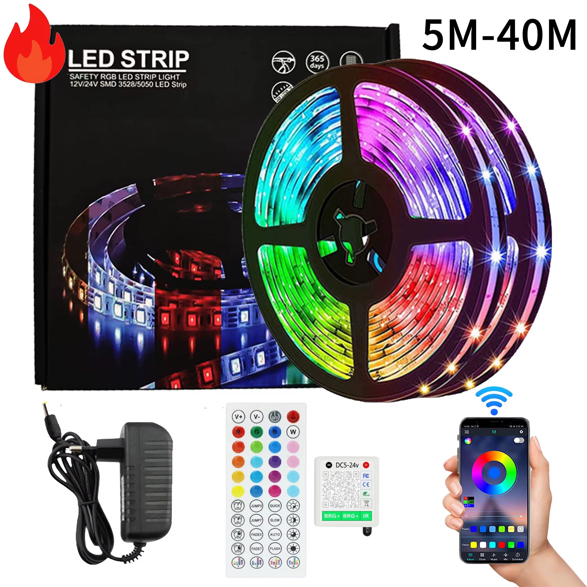 Luces LED RGB Inteligentes – Transformá tu habitación en segundos
