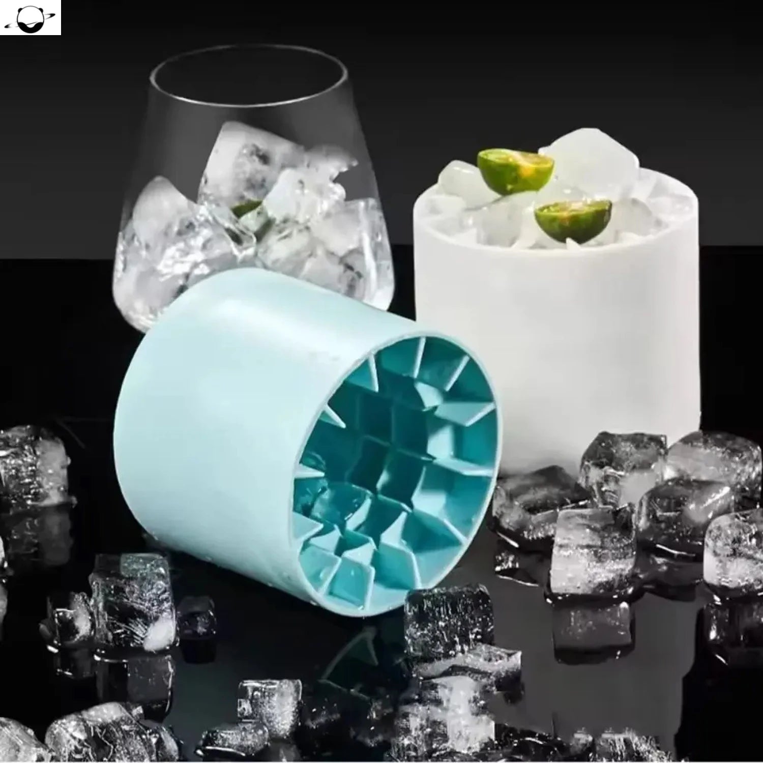 Molde de Hielo de Silicona Apto Alimentos