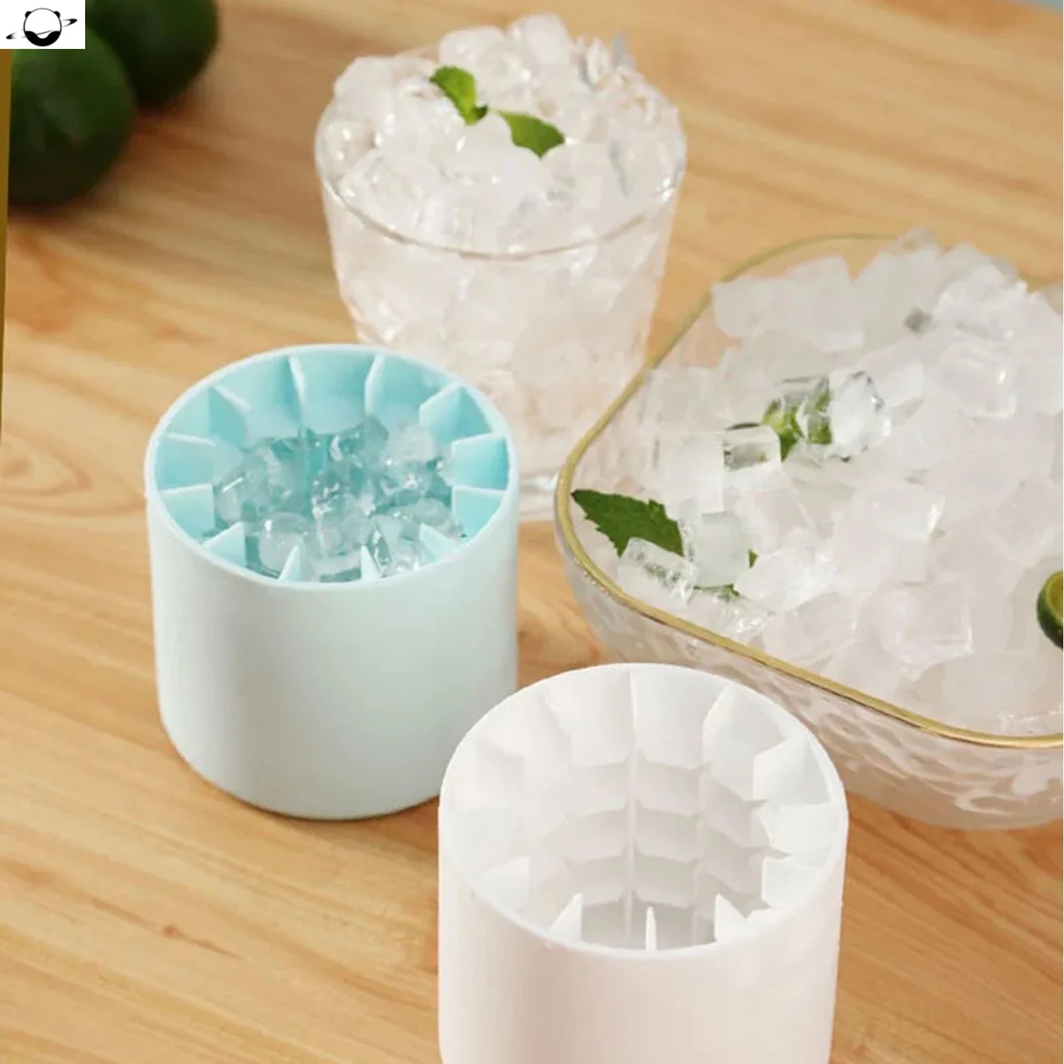 Molde de Hielo de Silicona Apto Alimentos