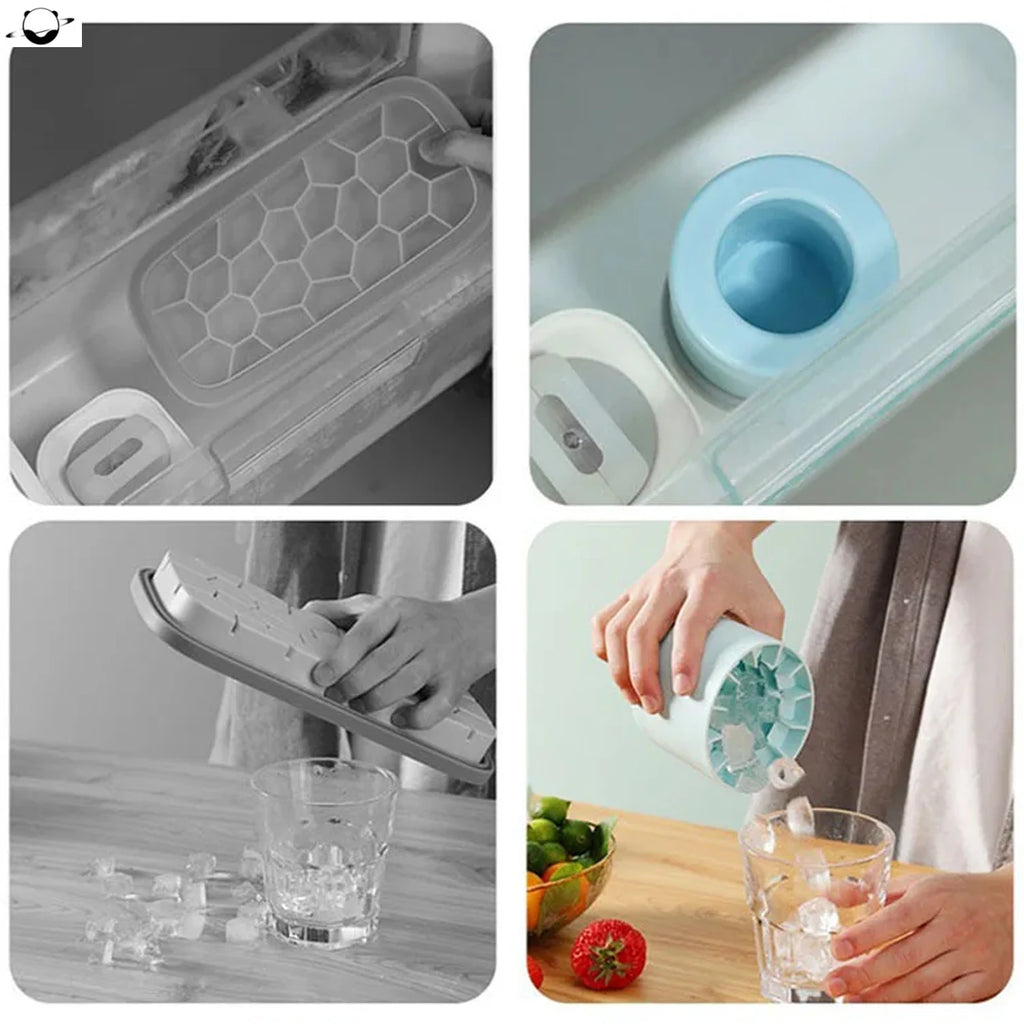 Molde de Hielo de Silicona Apto Alimentos