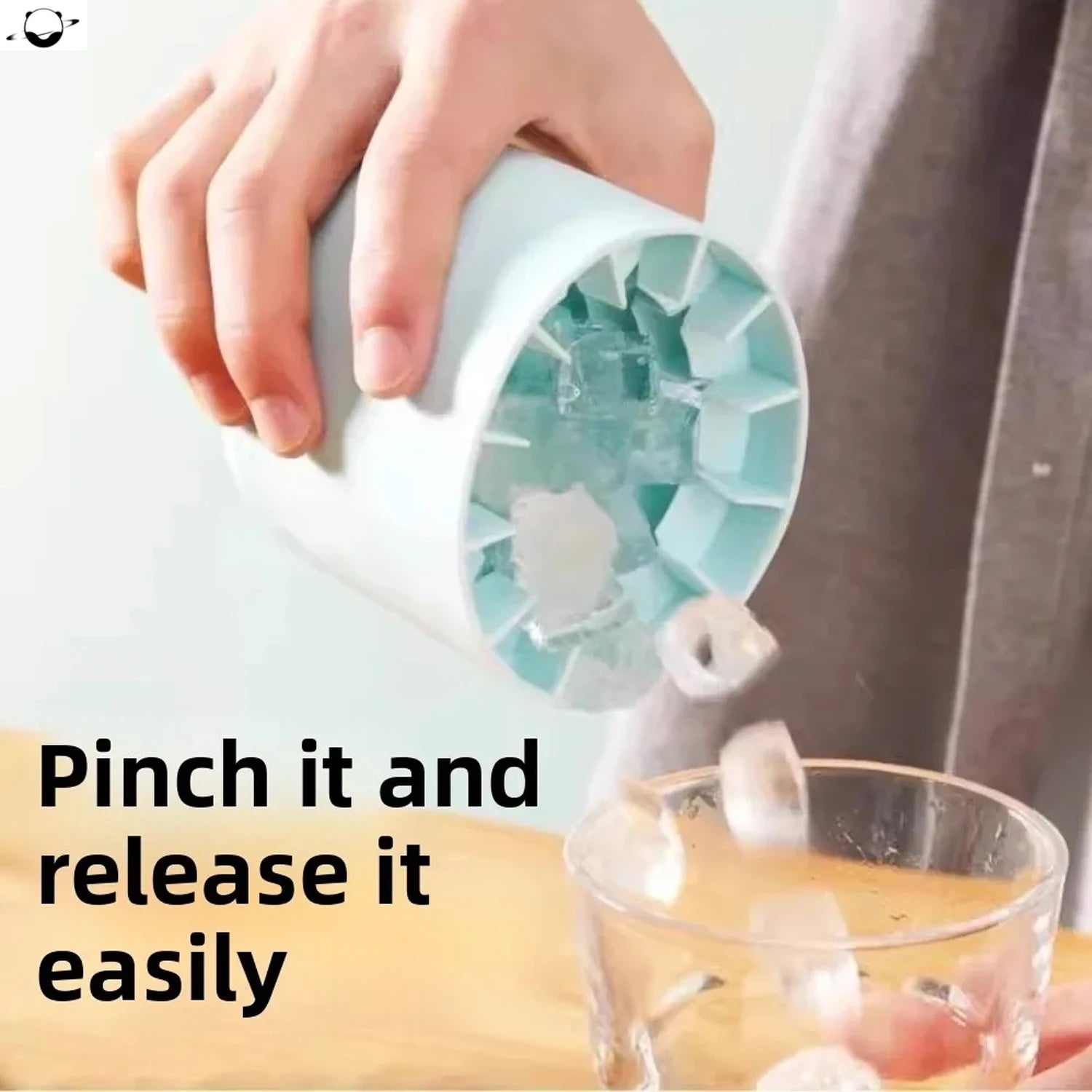 Molde de Hielo de Silicona Apto Alimentos